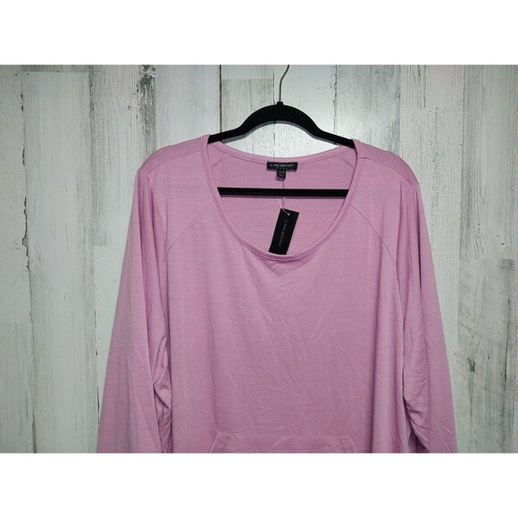 Lane Bryant 26/28 Pink Loungwear Top Nightgown - Picture 3 of 8